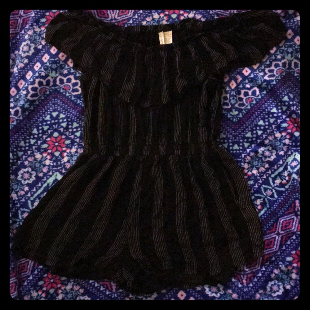 Off-the-shoulder Romper